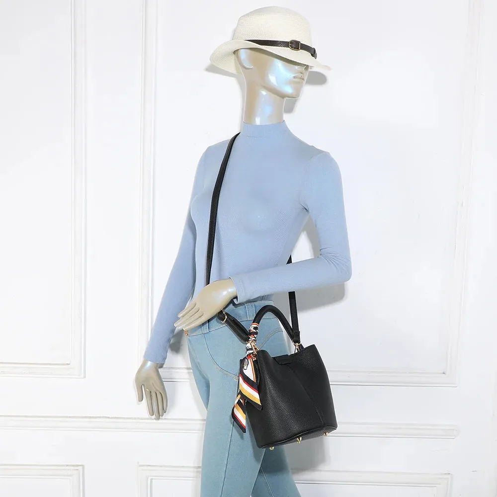 Gallantry Paris Ruban Chic sac seau foulard vegan