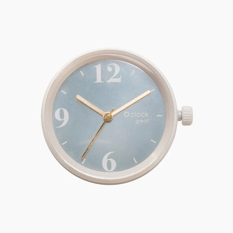 O bag O Clock Great mécanisme blanc mirror