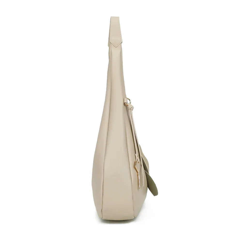 Gallantry Paris Fleur de Lune sac hobo épaule noir