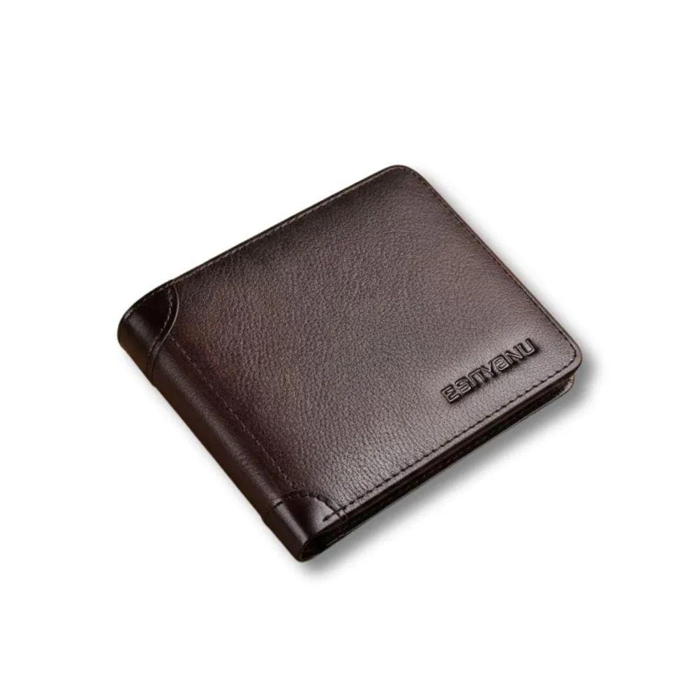 Maison Sacoches Ranger portefeuille homme marron cuir