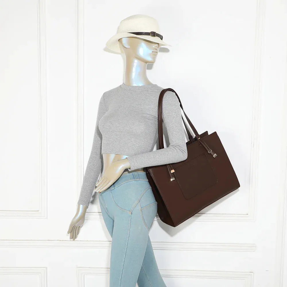 Gallantry Paris Le Orsay grand sac cabas Coffee grainé