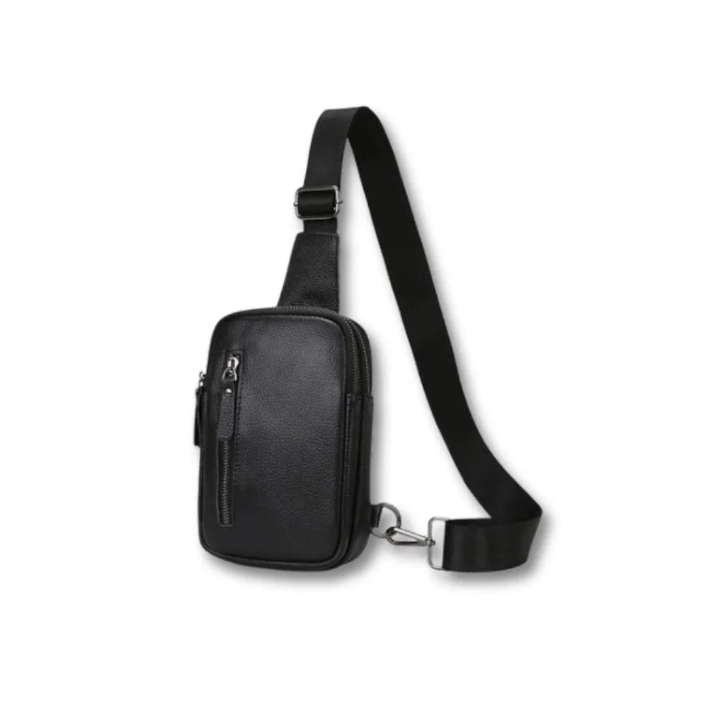 Maison Sacoches Kalen sacoche bandoulière homme noir