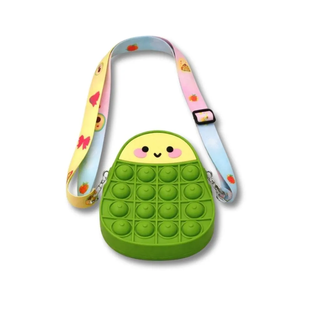 Maison Sacoches Nouna petit sac pop it dragon silicone