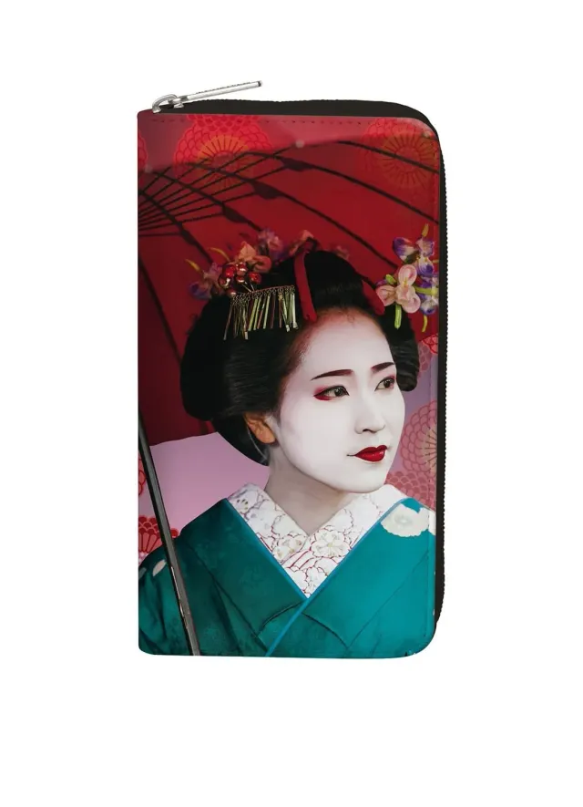 Téo Jasmin Maiko portefeuille compagnon rouge