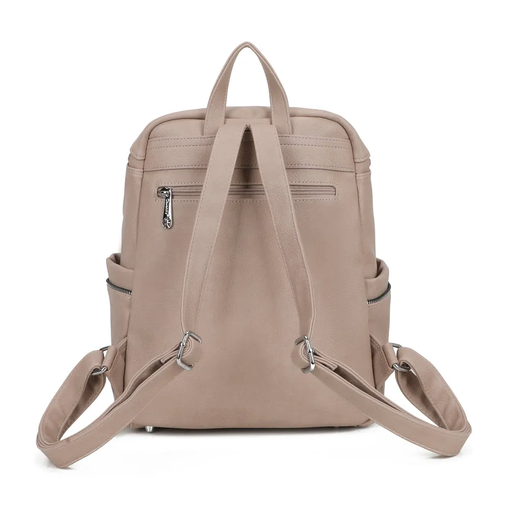 Gallantry Paris Le Gabin sac à dos taupe vegan