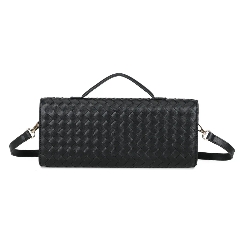 Gallantry Paris Élixir Tressé sac à main noir tressé