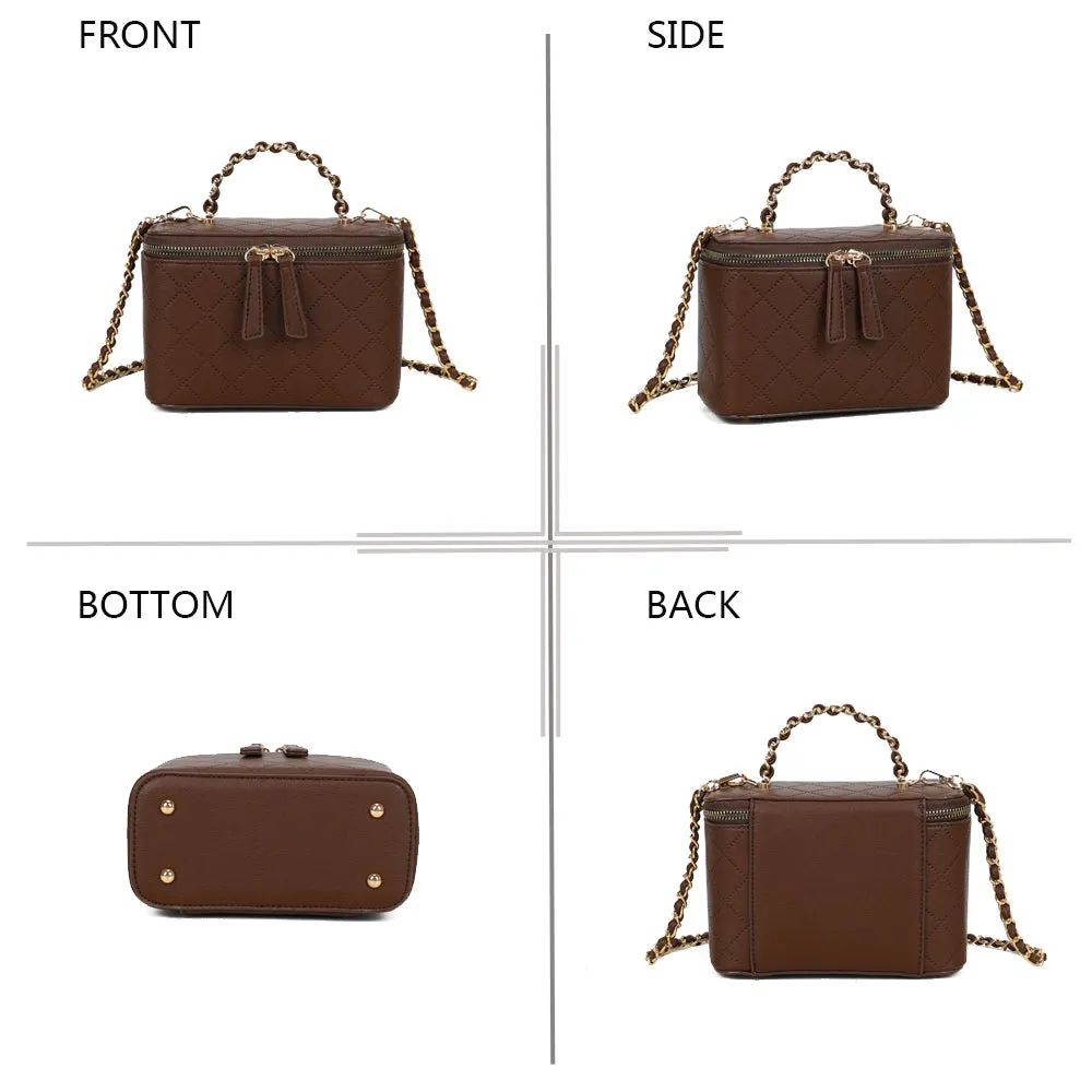 Gallantry Paris Mini Bambino mini sac coffee matelassé