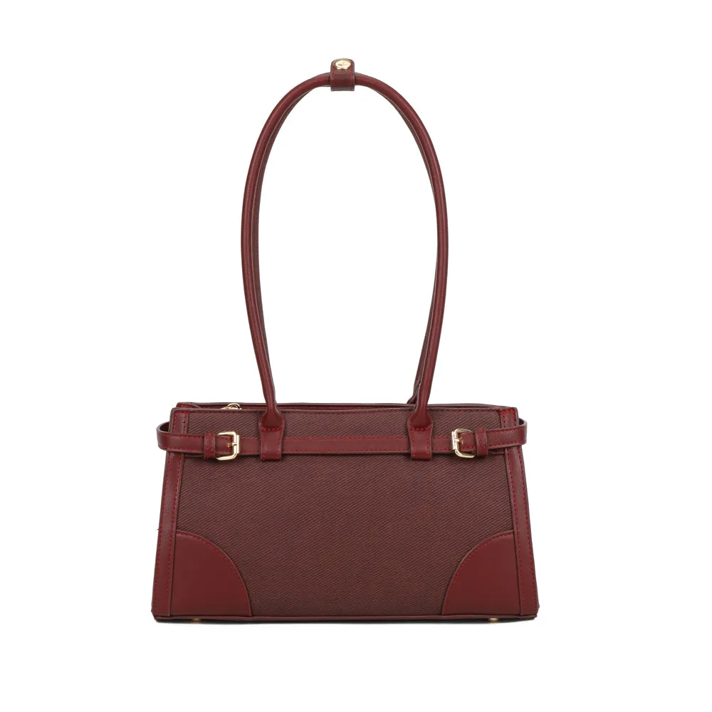 Gallantry Paris Amarante sac épaule taupe foncé