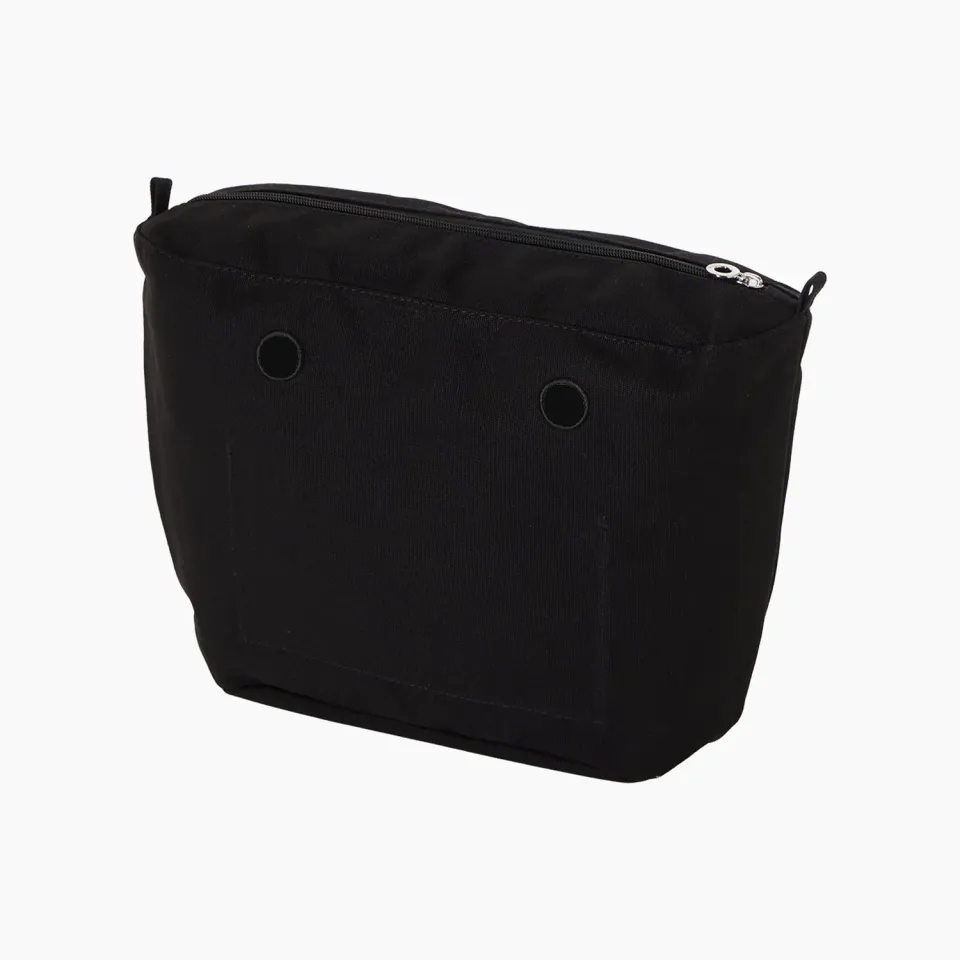 O bag sac intérieur toile canvas noir
