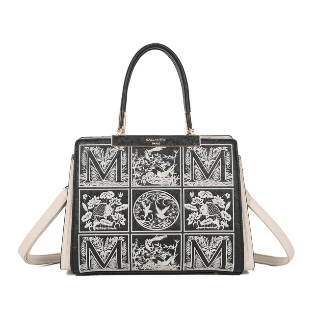 Gallantry Paris Margaux sac bandoulière noir/beige