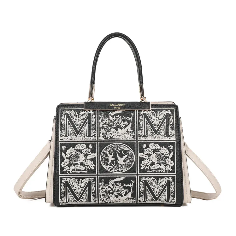 Gallantry Paris Margaux sac bandoulière noir/beige