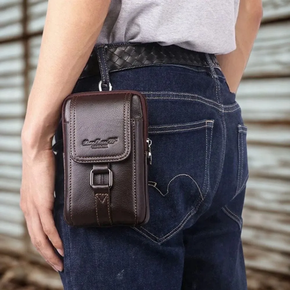 Maison Sacoches Kaelen sacoche cuir marron mini