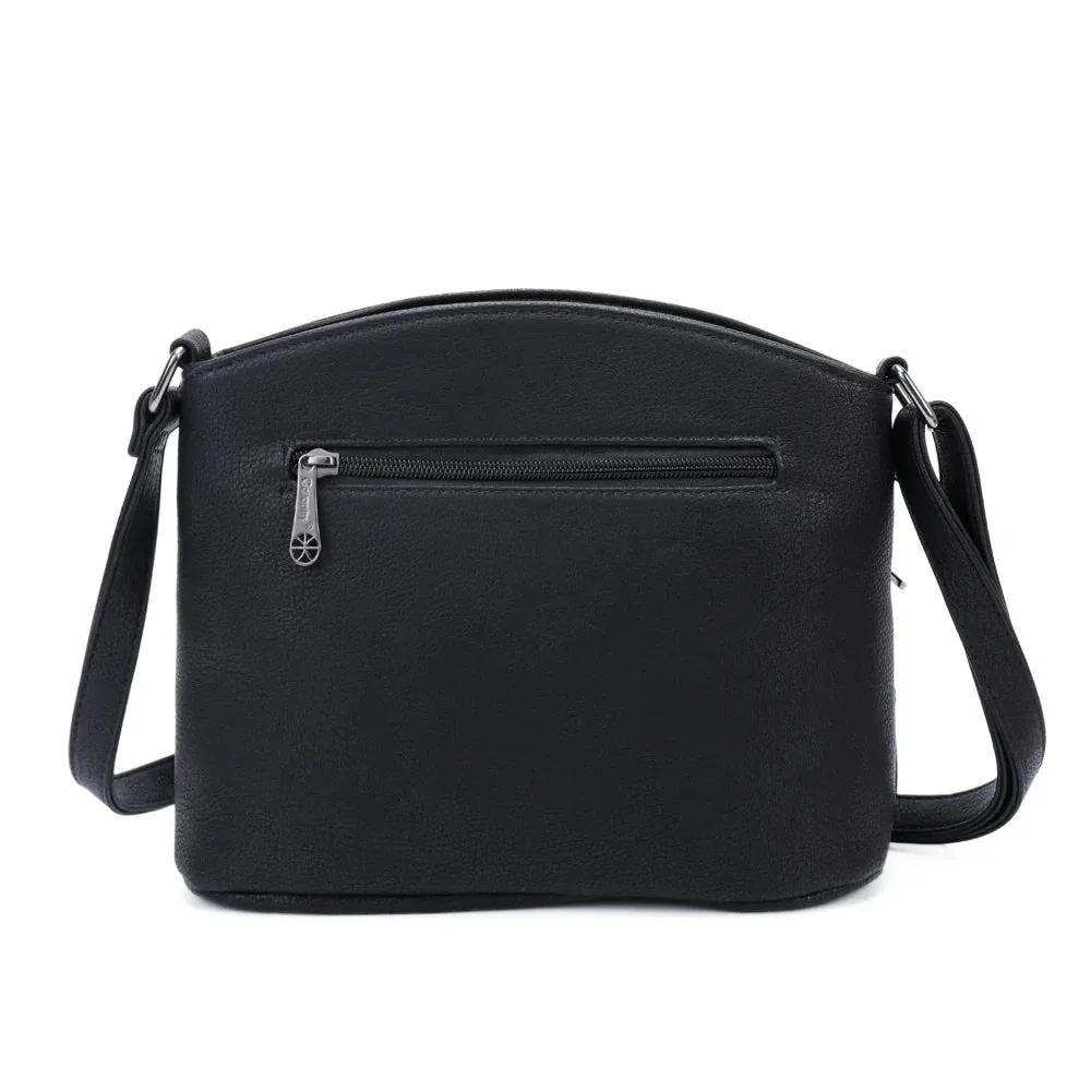 Gallantry L’Organisé Compact bandoulière bordeaux zippé