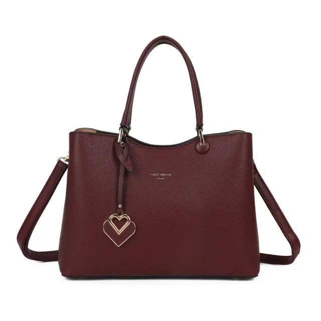 Gallantry Paris Le Lazare sac à main bordeaux 30 cm