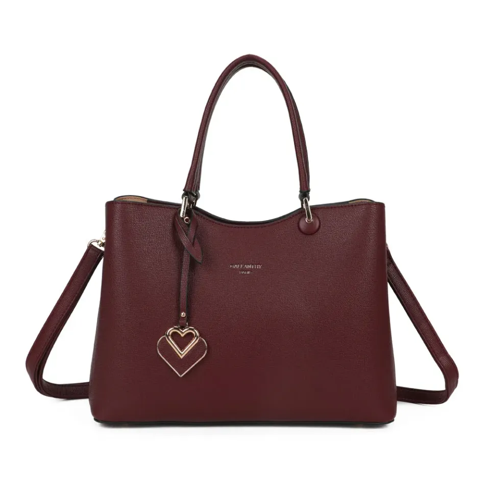 Gallantry Paris Le Lazare sac à main bordeaux 30 cm