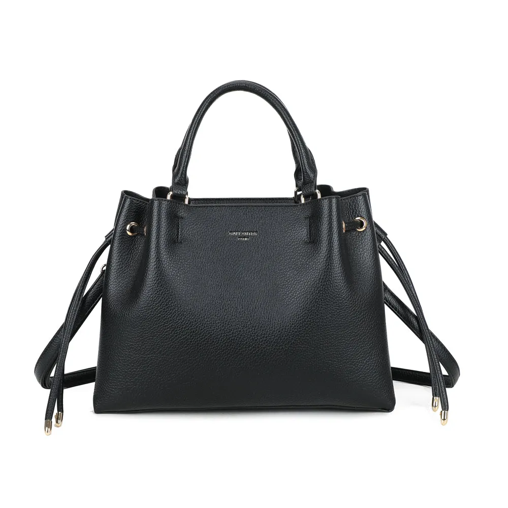 Gallantry Élégance Daily sac à main noir grainé
