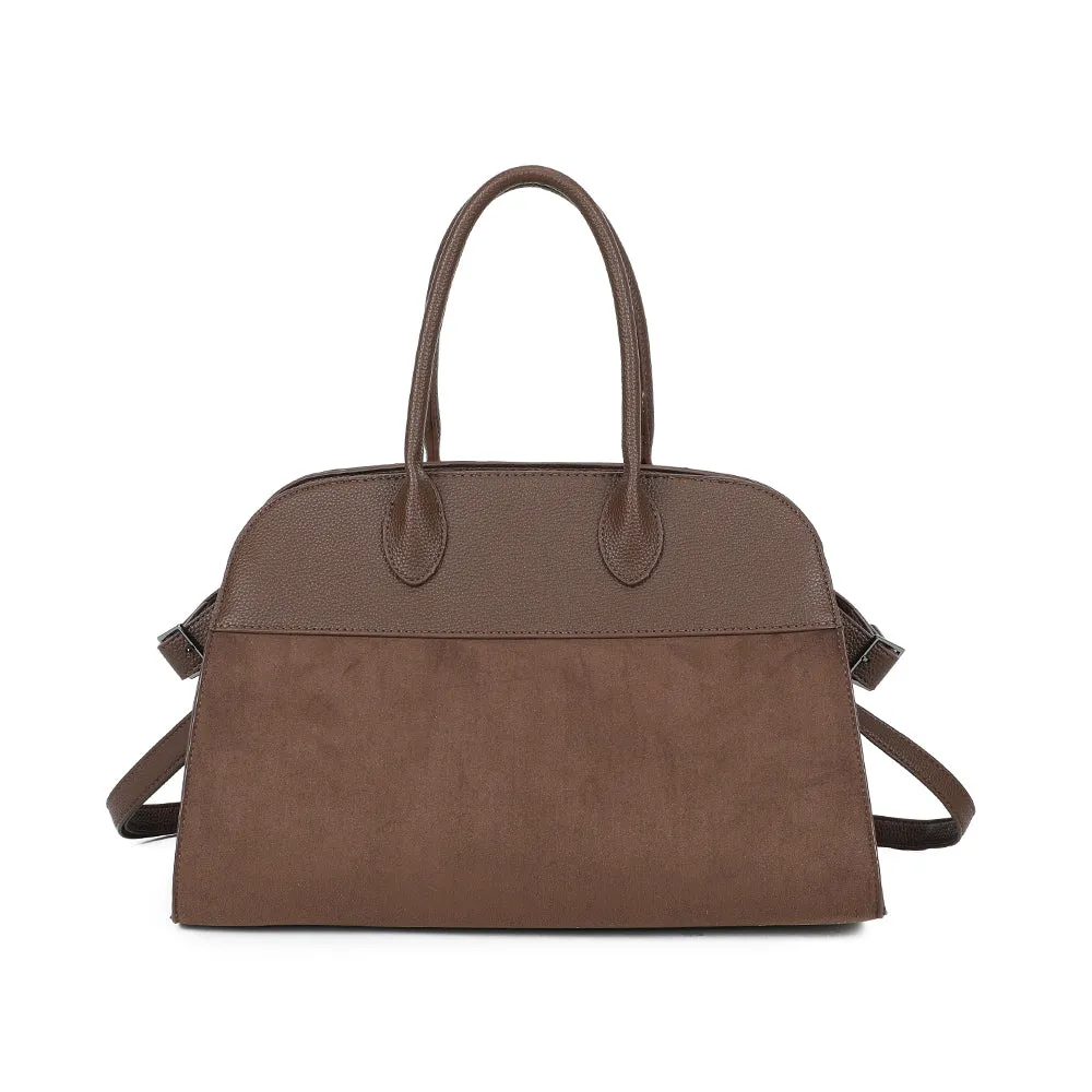 Gallantry Velna sac bandoulière marron grand grainé