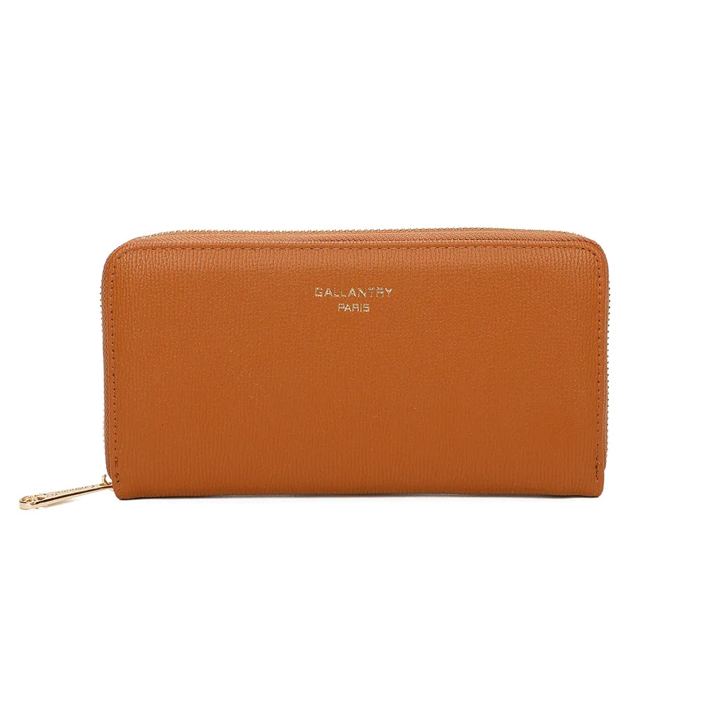 Gallantry Paris Celia Zip portefeuille rose zippé