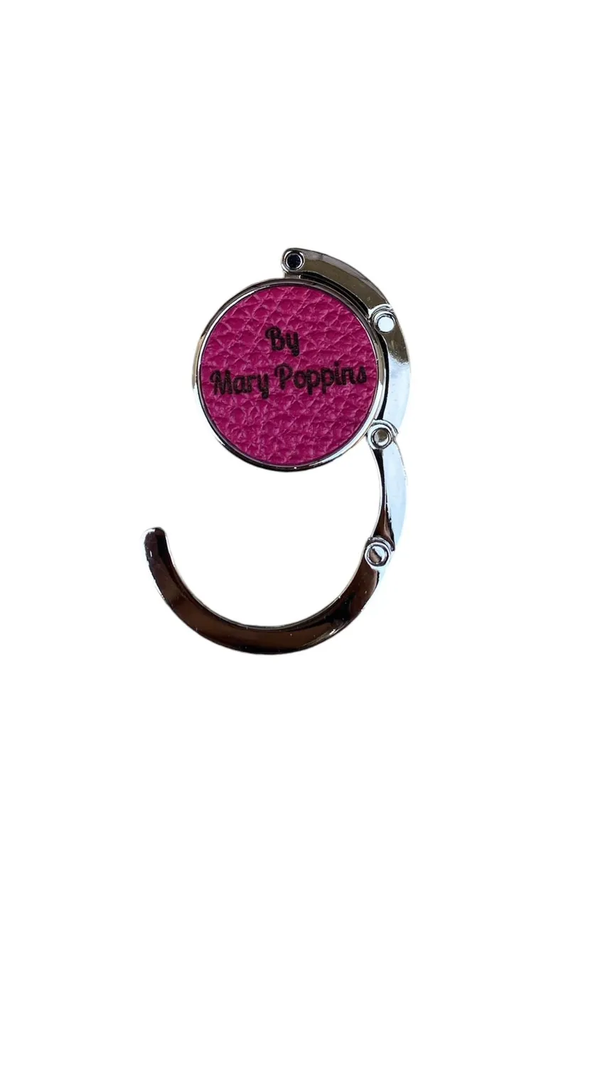 Hexagone Cuir By Mary Poppins accroche-sac cuir Cognac aimanté