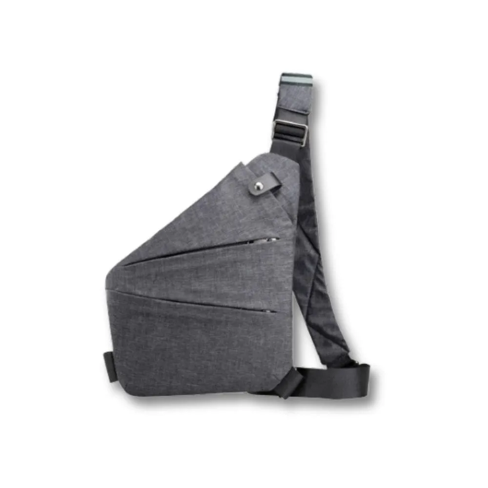 Maison Sacoches Avelin sacoche tissu gris léger