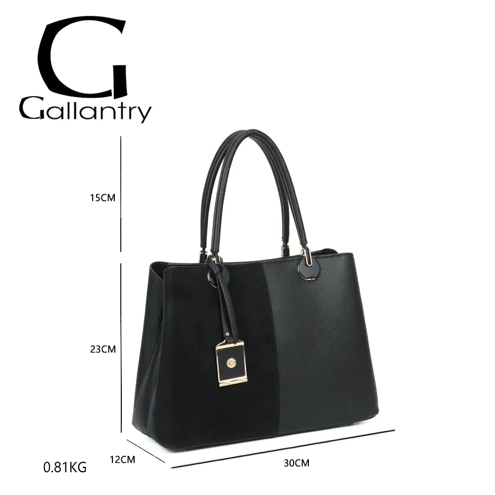 Gallantry Paris La Bellamy sac à main coffee bi-matière