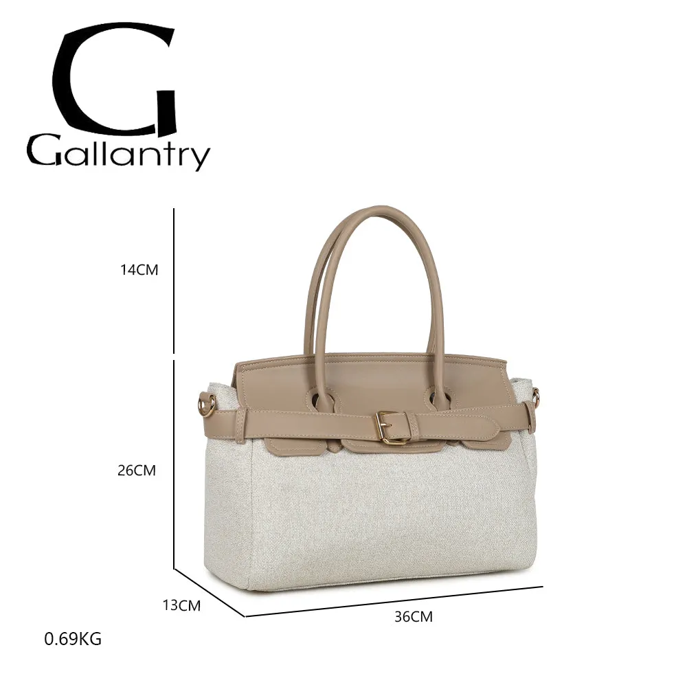 Gallantry Paris Soft Belt sac à main beige taupe ceinture