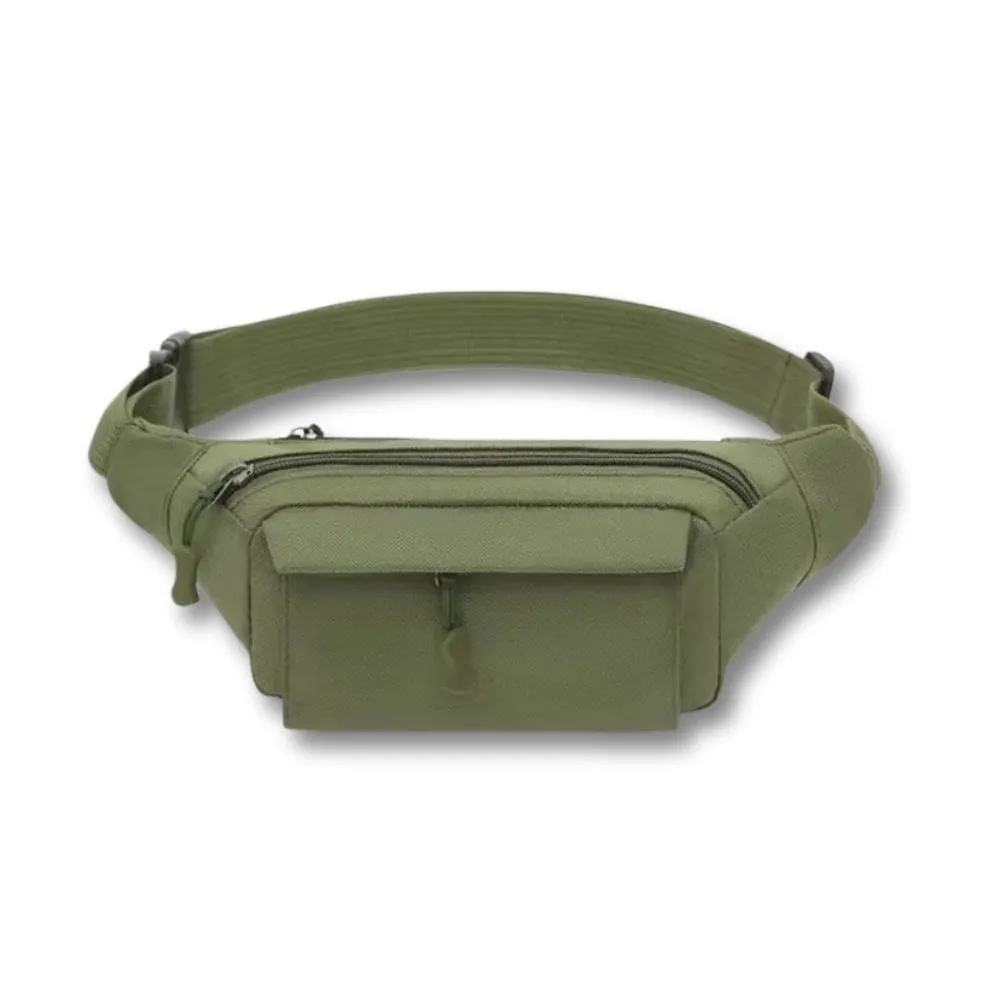 Maison Sacoches Adar petite banane militaire nylon kaki