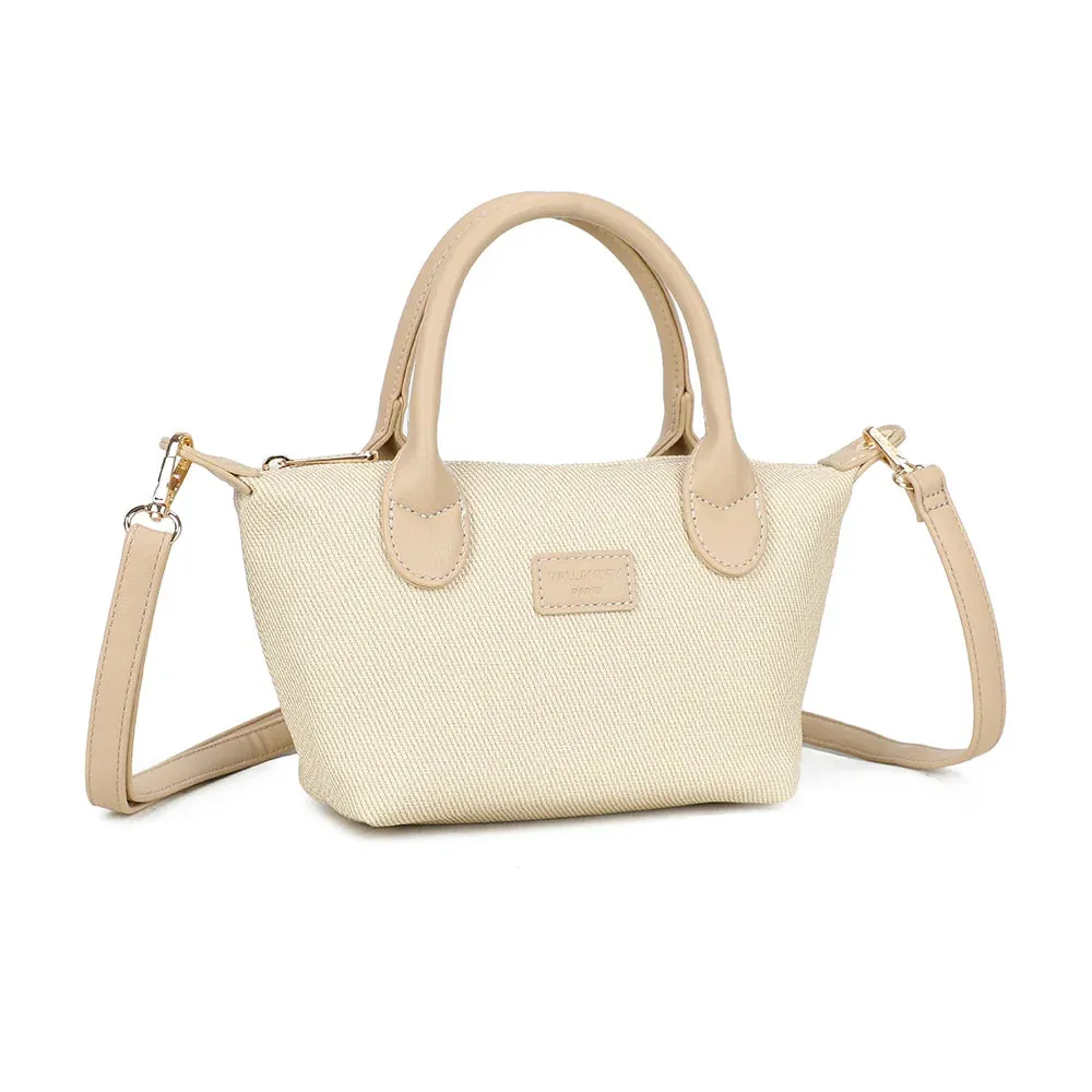 Gallantry Le Soléa mini sac à main Noir Marron toile