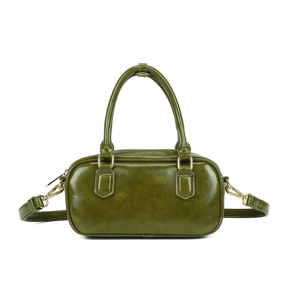 Gallantry Mini Glossy petit sac verni Taupe