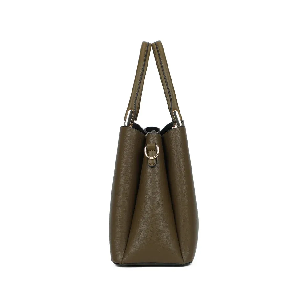 Gallantry Paris Le Zelya sac cabas taupe foncé 3 compartiments