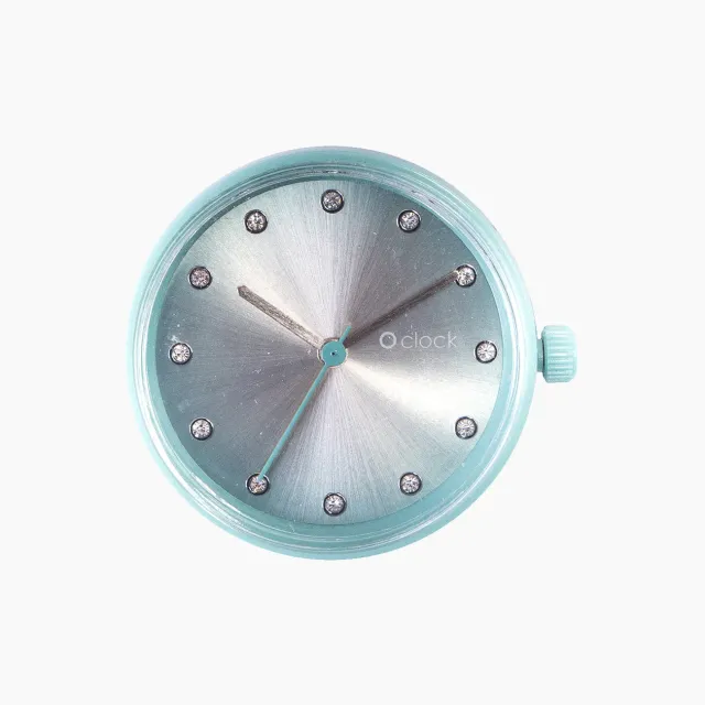 O bag O Clock Great Diamonds mécanisme montre gris clair