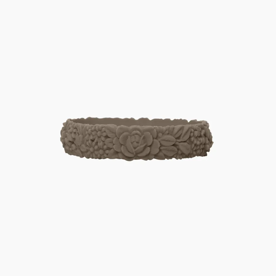 O bag O bracelet flower slim bracelet silicone roccia