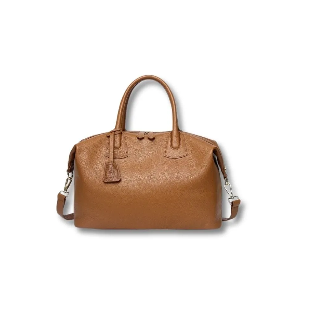 Maison Sacoches Élise sac cabas femme Noir cuir véritable