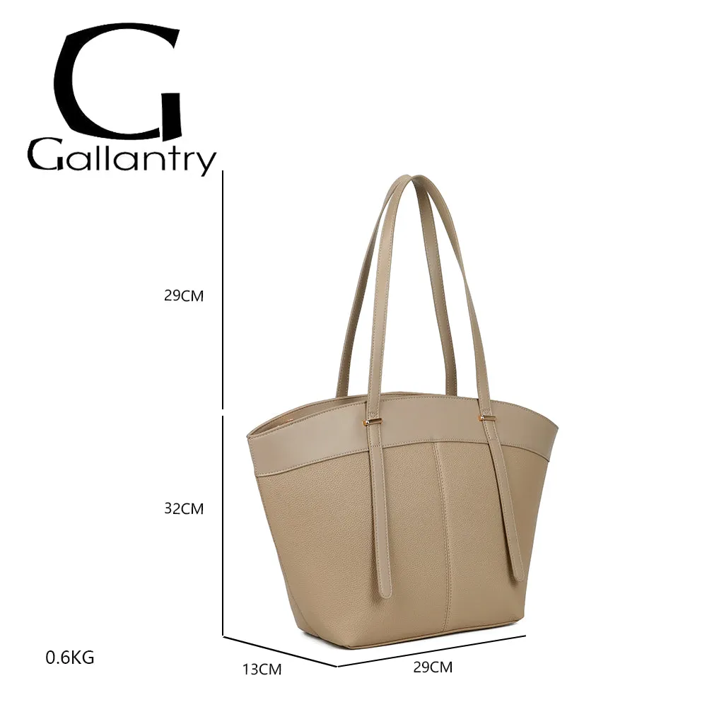 Gallantry La Valeska cabas bordeaux zip 29cm vegan