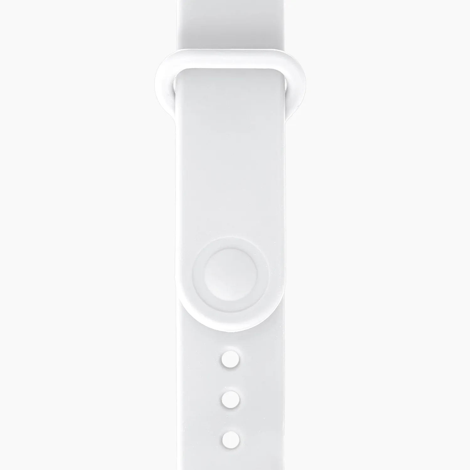 O bag O Clock bracelet réglable blanc silicone