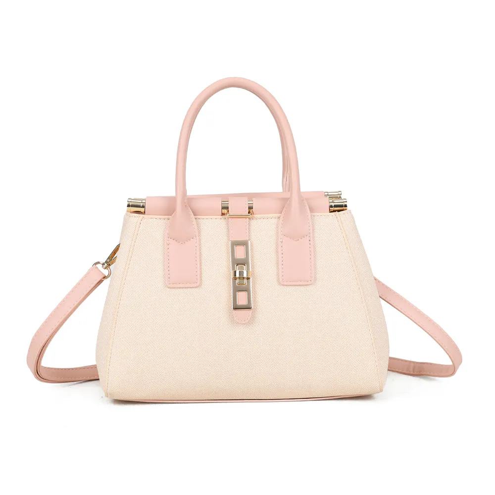 Gallantry Paris Loria Signature sac à main noir fermoir
