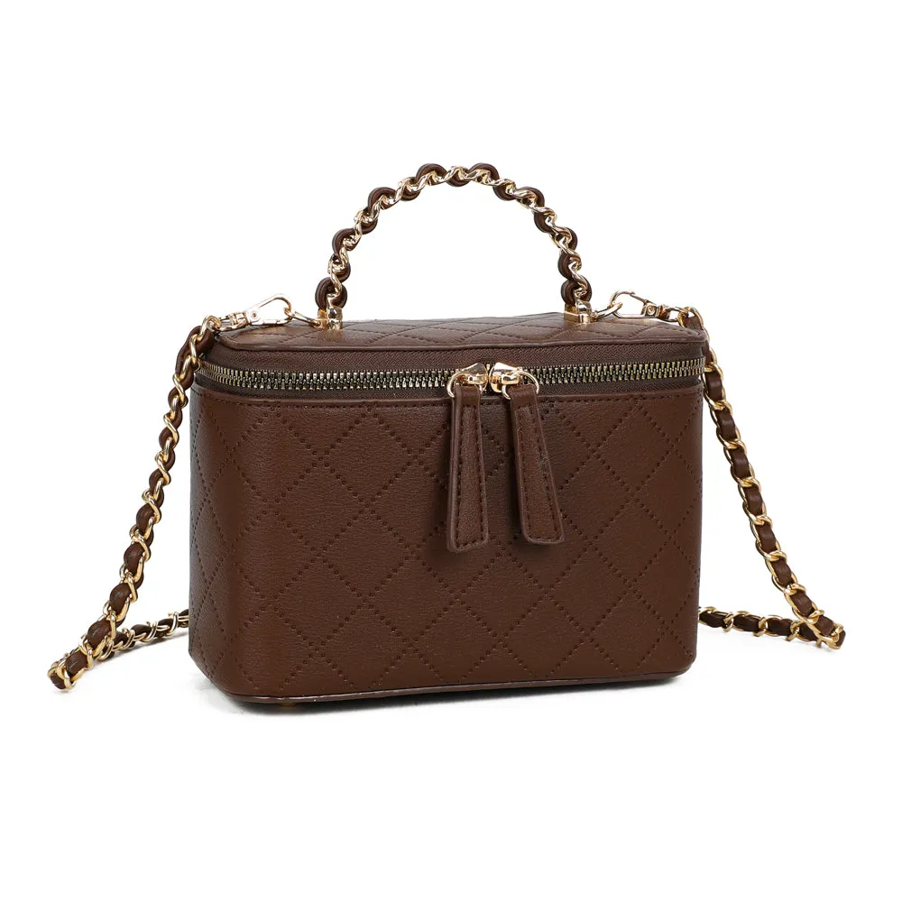 Gallantry Paris Mini Bambino mini sac coffee matelassé