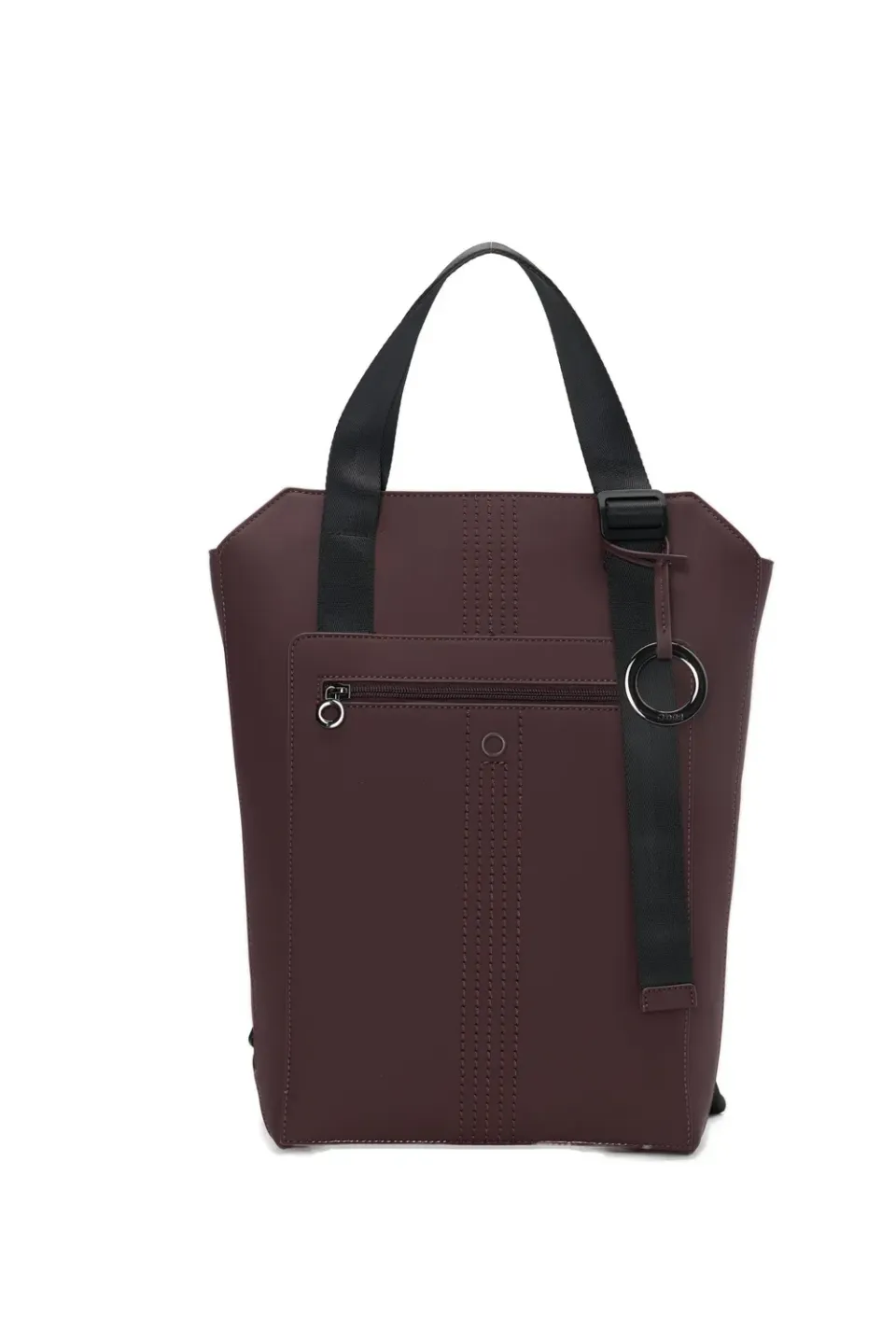 O bag Zermatt sac à dos convertible tissu bordeaux
