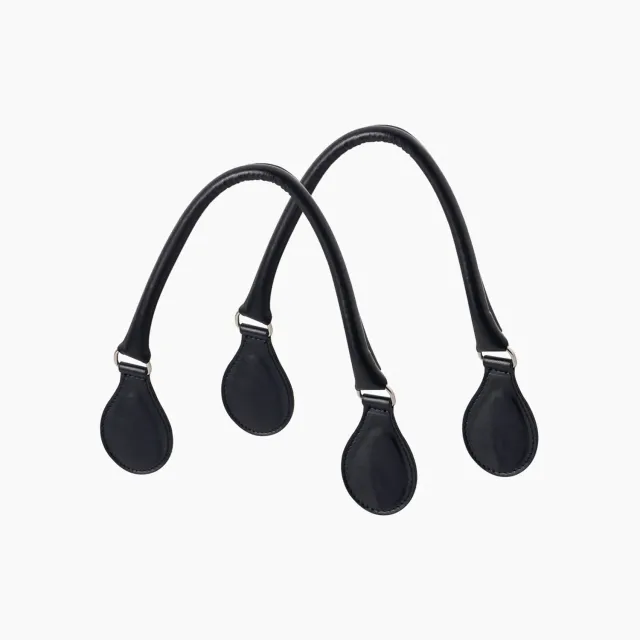 O bag micro anses courtes tubulaires bleu navy