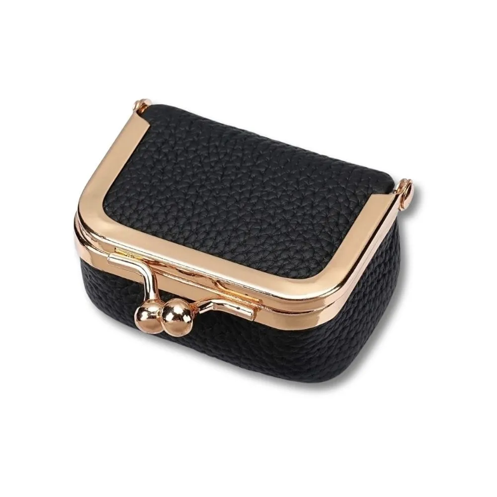 Maison Sacoches Lora mini trousse maquillage noire