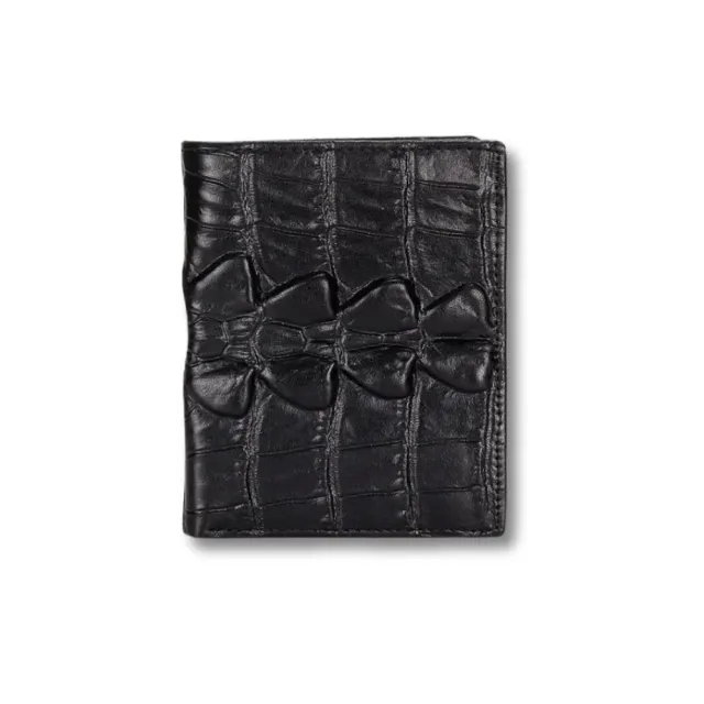 Maison Sacoches Navor portefeuille crocodile cuir 3 formats