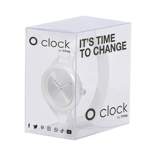 O bag O Clock emballage montre PVC transparent