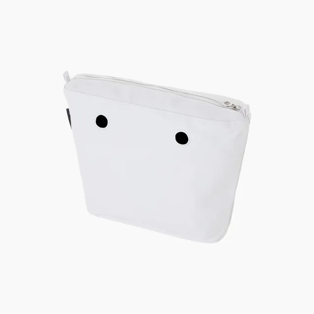 O bag mini sac intérieur canvas blanc