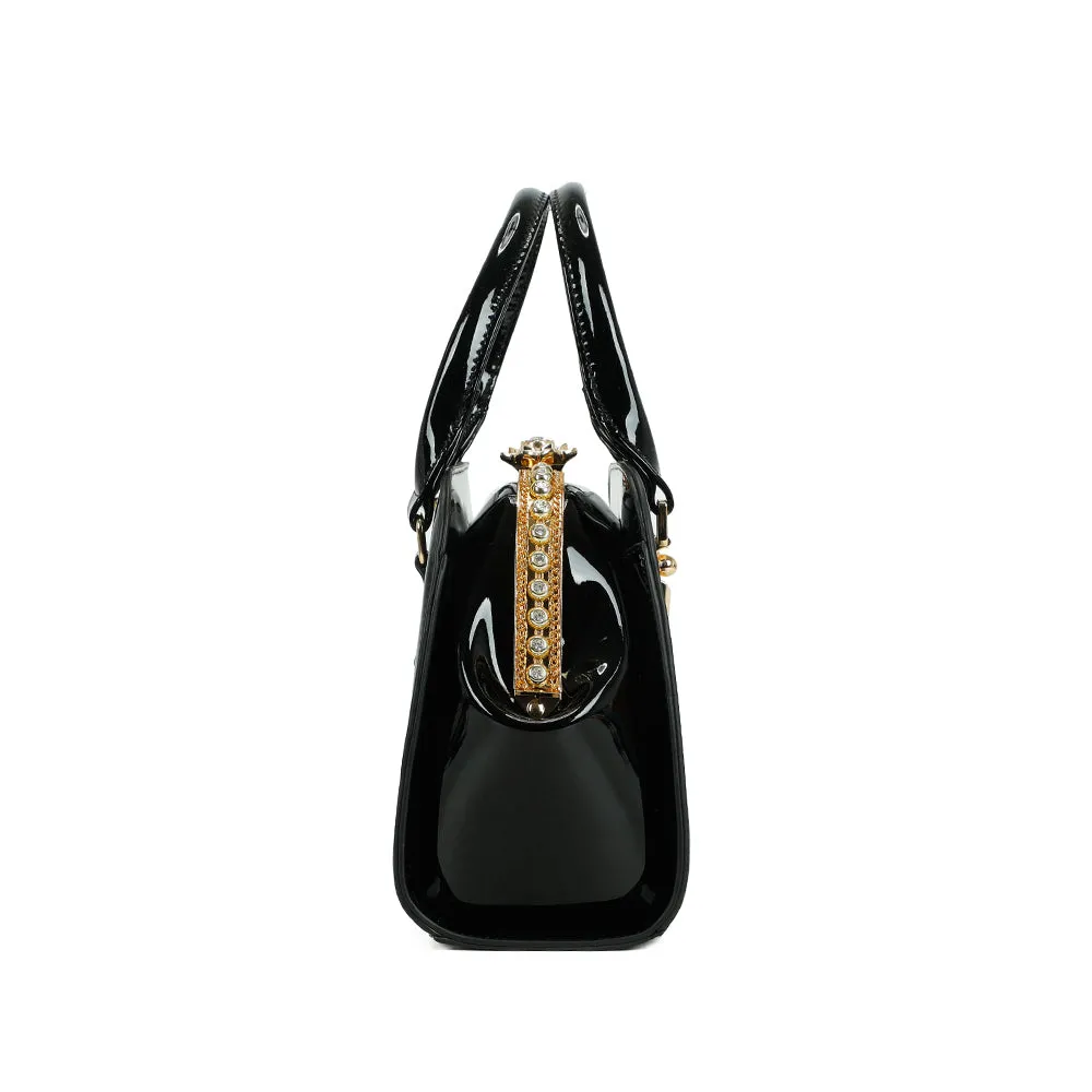 Gallantry Sofyra sac à main Noir verni