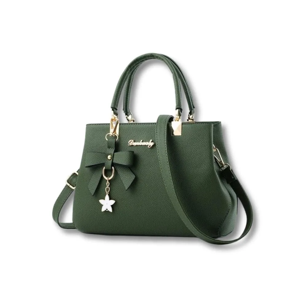 Maison Sacoches Élise sac à main bandoulière cuir noir