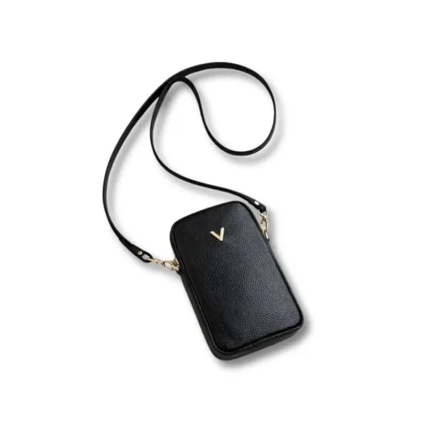 Maison Sacoches Jade petit sac simili cuir noir compact
