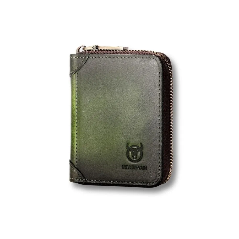 Maison Sacoches Héritage Porte-Monnaie Homme Café Cuir