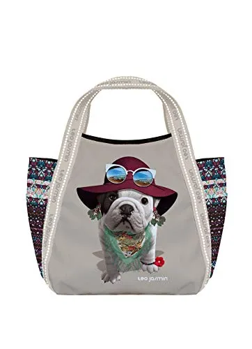 Téo Jasmin Boho sac shopping petit toile