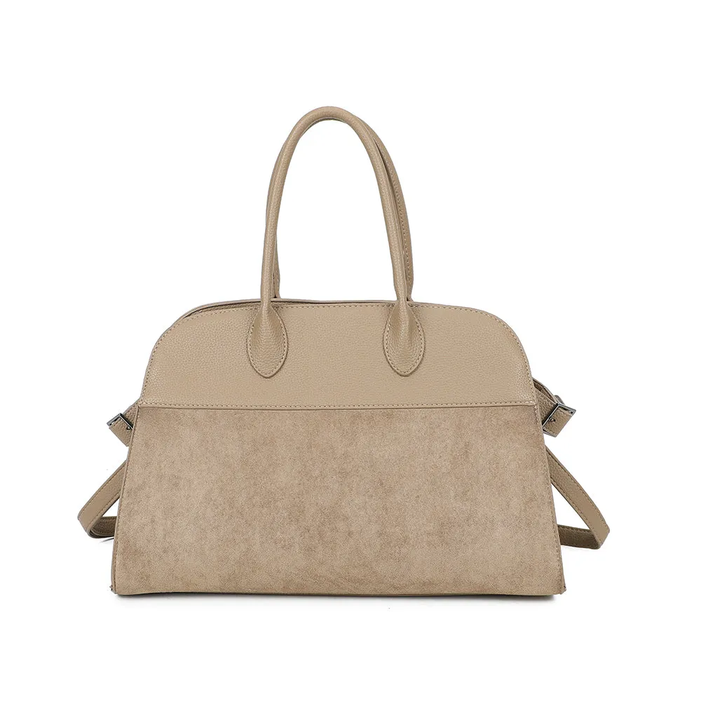 Gallantry Velna sac bandoulière marron grand grainé