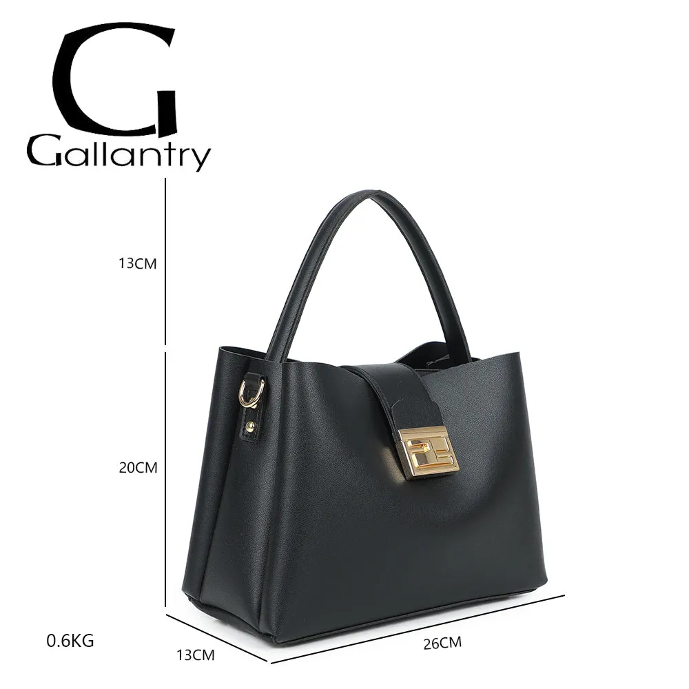 Gallantry Paris La Astoria sac à main bandoulière noir vegan